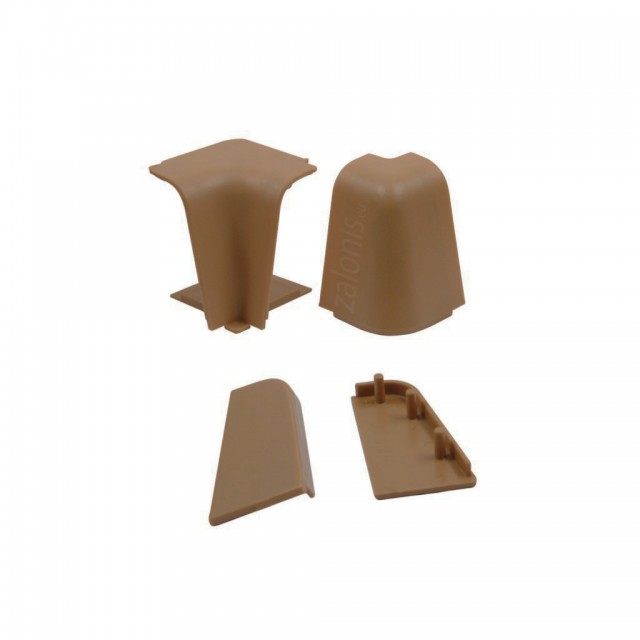 VOLPATO CORNERS-CAPS SET 24x45 / DARK OAK