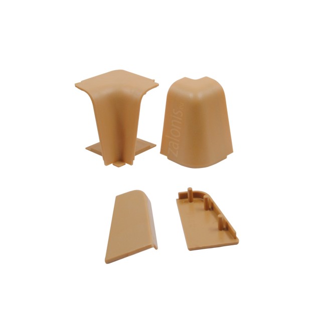 VOLPATO CORNERS-CAPS SET 24x45 / LIGHT OAK