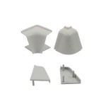 VOLPATO CORNERS-CAPS SET 25x32 / GRAY