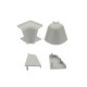 VOLPATO CORNERS-CAPS SET 25x32 / GRAY