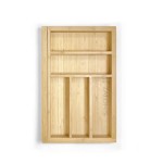BAMBOO CUTLERY TRAY EXPANDABLE / 40-60cm / NATURAL