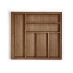 BAMBOO CUTLERY TRAY EXPANDABLE / 60-90cm / WALNUT