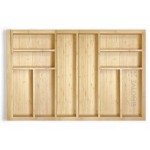 BAMBOO CUTLERY TRAY EXPANDABLE / 80-110cm / NATURAL