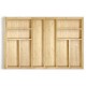 BAMBOO CUTLERY TRAY EXPANDABLE / 80-110cm / NATURAL BAMBOO CUTLERY TRAYS EXPANDABLE