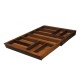 BAMBOO CUTLERY TRAY EXPANDABLE / 80-110cm / WALNUT BAMBOO CUTLERY TRAYS EXPANDABLE