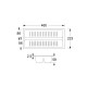 CUTLERY TRAY INDAUX / CABINET 30 (22,3x46) INDAUX CUTLERY TRAYS