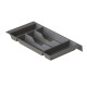 MODULAR CUTLERY TRAY / 26.3x48.7 cm / 1W / ANTHRACITE MODULAR CUTLERY TRAYS