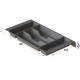 MODULAR CUTLERY TRAY / 26.3x48.7 cm / 1W / ANTHRACITE MODULAR CUTLERY TRAYS