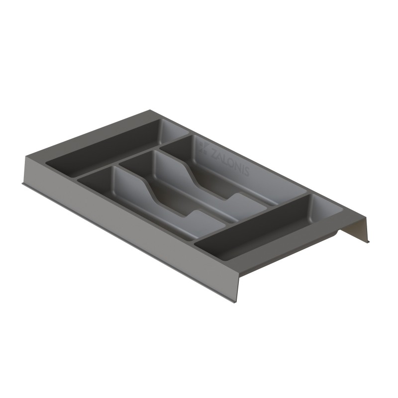 MODULAR CUTLERY TRAY / 27.4x48.7 cm / 2W / ANTHRACITE MODULAR CUTLERY TRAYS