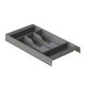 MODULAR CUTLERY TRAY / 27.4x48.7 cm / 2W / ANTHRACITE MODULAR CUTLERY TRAYS