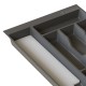 MODULAR CUTLERY TRAY / 37x48.7 cm / 1W / ANTHRACITE MODULAR CUTLERY TRAYS