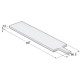 MODULAR CUTTING BOARD / 33.6x8.6 cm / WHITE