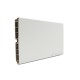 PLASTIC PLINTH H.12 / MAT WHITE PVC PLINTHS