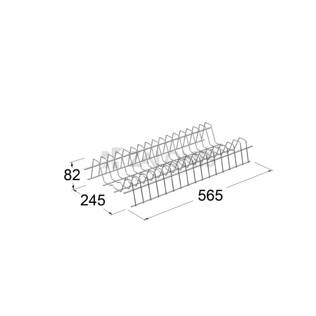 METAL WIRE DISH RACK - CABINET 60