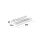 METAL WIRE DISH RACK - CABINET 60 CLASSIC SERIES