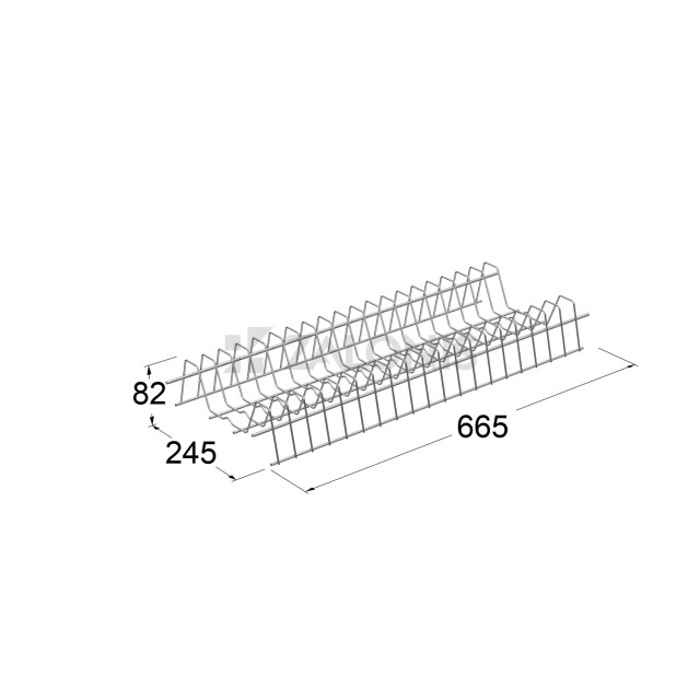 METAL WIRE DISH RACK - CABINET 70