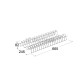 METAL WIRE DISH RACK - CABINET 70 CLASSIC SERIES