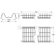 METAL WIRE DISH RACK - CABINET 90 CLASSIC SERIES