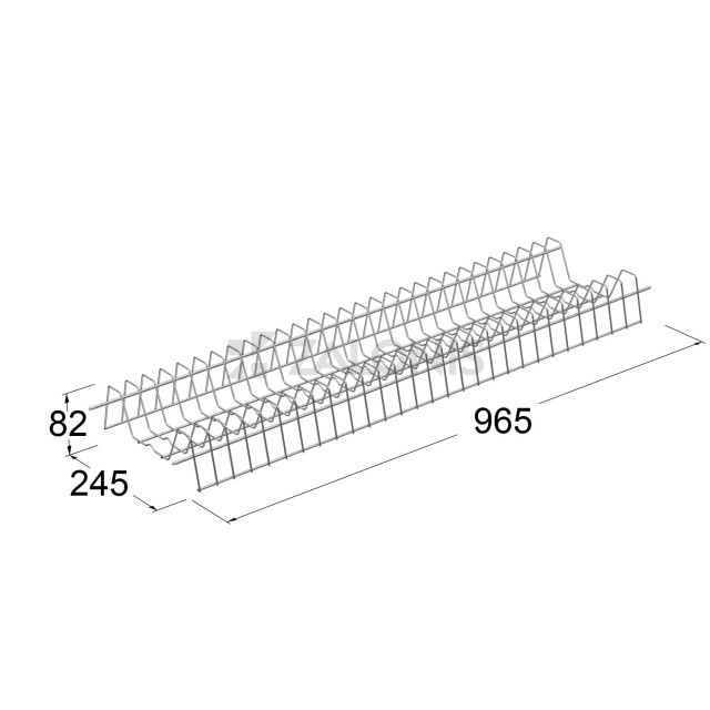 METAL WIRE DISH RACK - CABINET 100