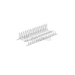 METAL WIRE DISH RACK - RAISED BACKREST - CABINET 60
