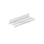 METAL WIRE DISH RACK - RAISED BACKREST - CABINET 70