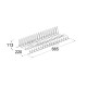 METAL WIRE DISH RACK - RAISED BACKREST - CABINET 70 RAISED BACKREST SERIES