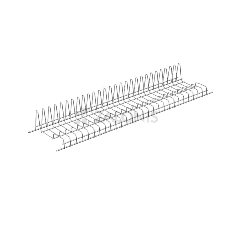 METAL WIRE DISH RACK - RAISED BACKREST - CABINET 100 cm