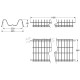 METAL WIRE DISH RACK - CABINET 120 CLASSIC SERIES