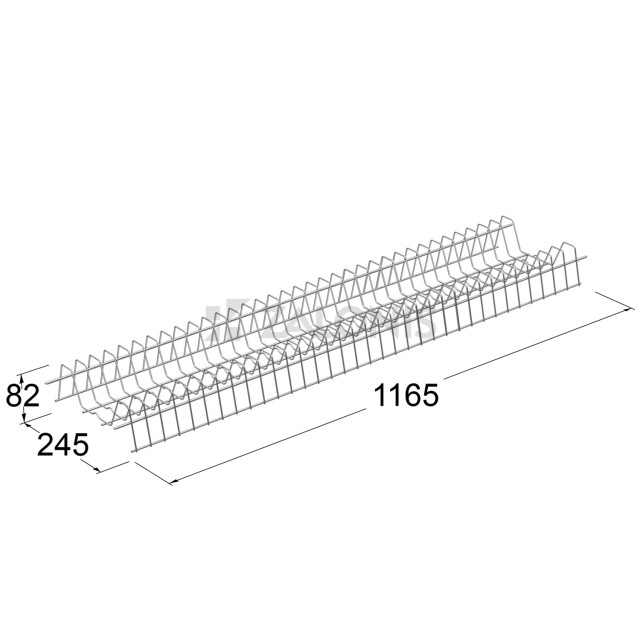 METAL WIRE DISH RACK - CABINET 120