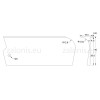 KITCHEN WORKTOPS ALUMINIUM CORNER JOINT / 4x64cm KITCHEN WORKTOPS ALUMINIUM CORNER JOINT / 4x64cm