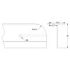 KITCHEN WORKTOPS ALUMINIUM JOINING STRIP / 3x63cm KITCHEN WORKTOPS ALUMINIUM JOINING STRIP / 3x63cm