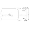 KITCHEN WORKTOPS PRAXITELIS ALUMINIUM CORNER JOINT / 4x64cm KITCHEN WORKTOPS PRAXITELIS ALUMINIUM CORNER JOINT / 4x64cm