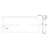 KITCHEN WORKTOPS ALUMINIUM END CAP WITH HOLES / 4x64cm KITCHEN WORKTOPS ALUMINIUM END CAP WITH HOLES / 4x64cm