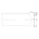 KITCHEN WORKTOPS ALUMINIUM END CAP / 4x64cm WORKTOPS JOINING STRIPS-CORNER JOINTS-END CAPS