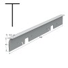 KITCHEN WORKTOPS ALUMINIUM T-SHAPE JOINING STRIP / 4x64cm KITCHEN WORKTOPS ALUMINIUM T-SHAPE JOINING STRIP / 4x64cm