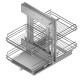MAGIC CORNER PULL-OUT M&C / 40-45 DOOR / WITH SOFT CLOSING/ L&R MAGIC CORNER PULL OUTS