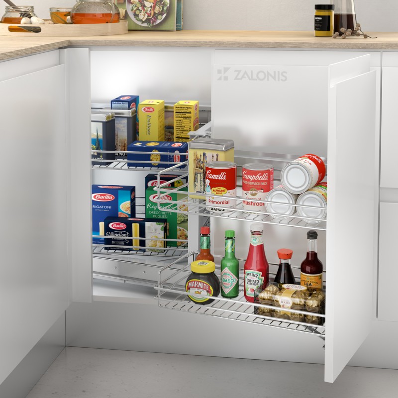 MAGIC CORNER PULL-OUT M&C / 40-45 DOOR / SOFT CLOSING / RIGHT MAGIC CORNER PULL OUTS