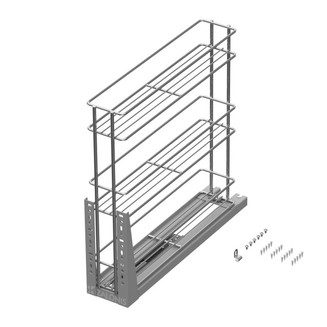 3 TIER RACK VR WITH BOTTOM RUNNERS / CABINET 15