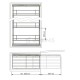 LARDER UNIT MENAGE / CABINET 30 / HEIGHT 115 cm