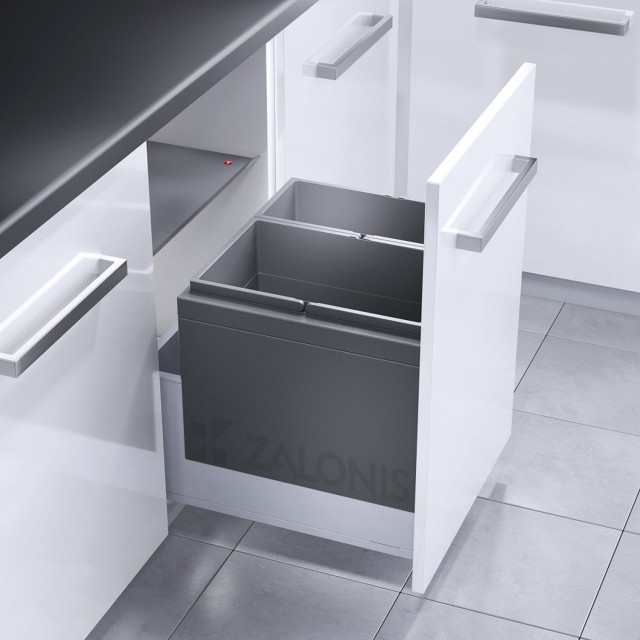 ΚΑΔΟΣ HAILO ΣΥΡΤΑΡΙΟΥ AS Triple XL / 46 Ltr (28+18) / ΕΡΜΑΡΙΟ 50 cm