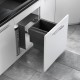 HAILO BIN WITH SLIDES AS Cargo Aqua / 28 ltr / 60 CABINET / ANTHRACITE