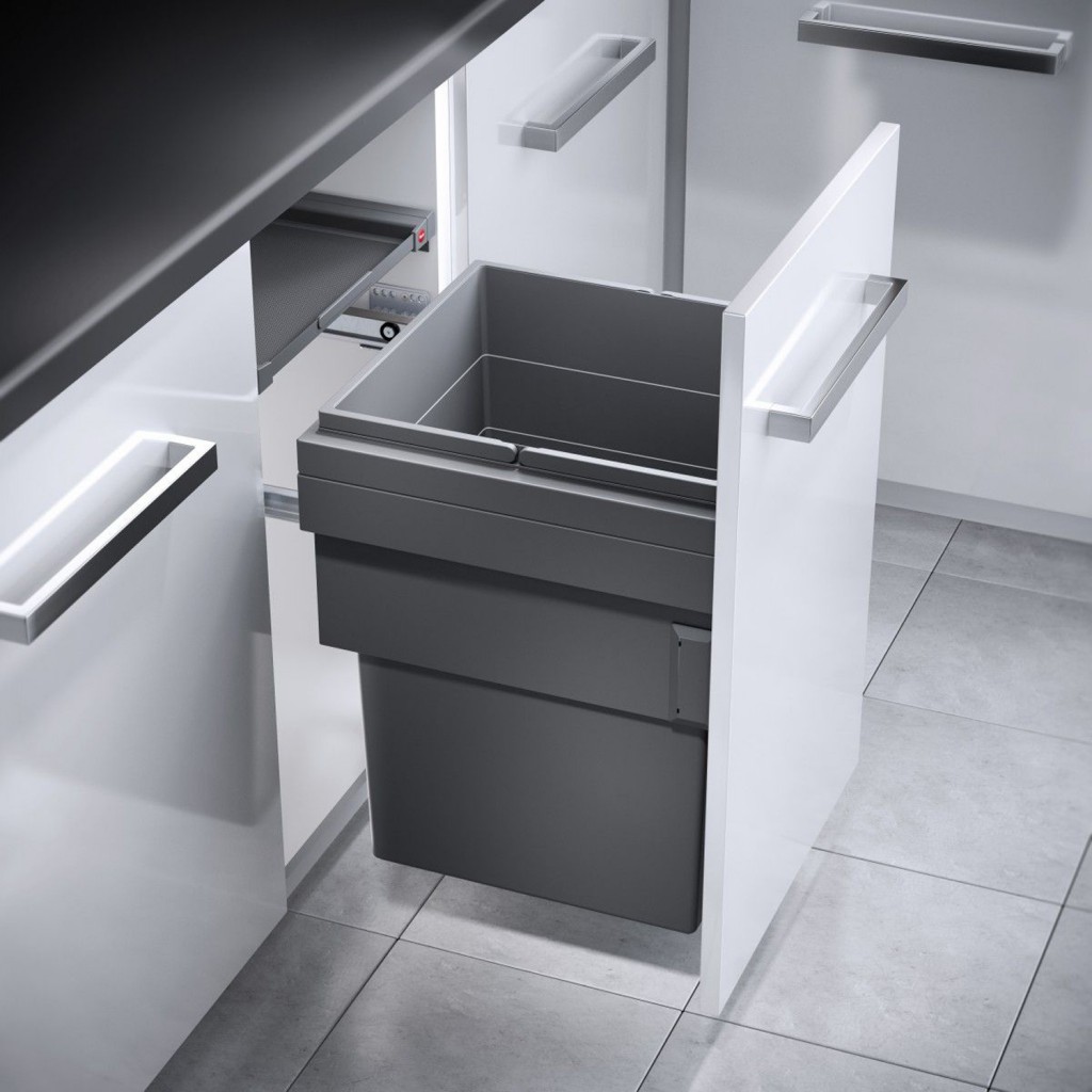 PULL-OUT WASTE BINS / INTEGRATED DRAWER
