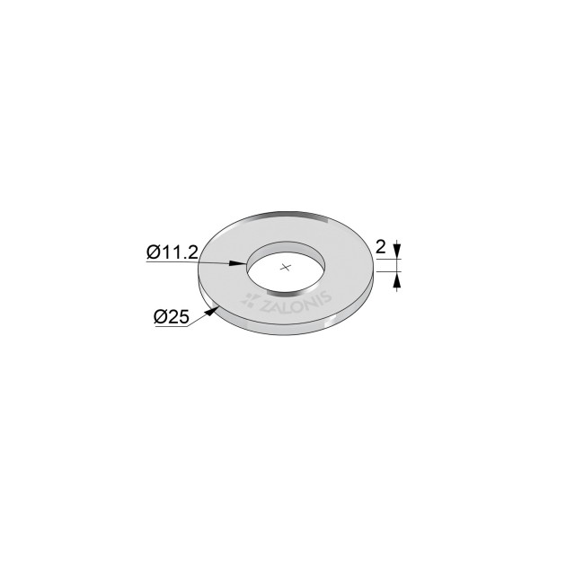 ΡΟΔΕΛΑ ΕΛΑΣΤΙΚΗ ΔΙΑΦΑΝΗ / M10 / Φ.25-Φ.11.2mm