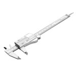 ΠΑΧΥΜΕΤΡΟ WOKIN / ΨΗΦΙΑΚΟ / 150mm