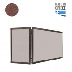 FIREPLACE CORNER COVER / 89.5,30.5x49.5 cm / RUST 