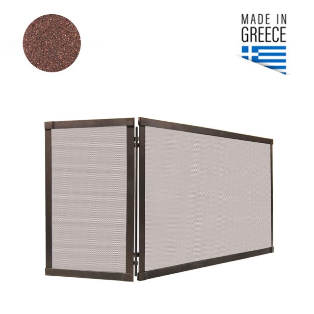 FIREPLACE CORNER COVER / 89.5,30.5x49.5 cm / RUST 
