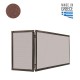 FIREPLACE CORNER COVER / 89.5,30.5x49.5 cm / RUST 