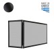 FIREPLACE CORNER COVER / 89.5-30.5x49.5 cm / BLACK 