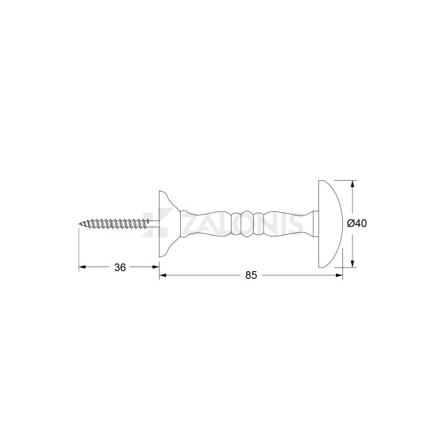 MAT NICKEL WALL ABRAZ