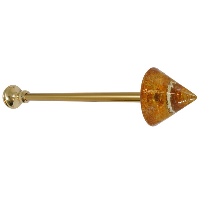 GOLD WALL ABRAZ WITH GLASS END